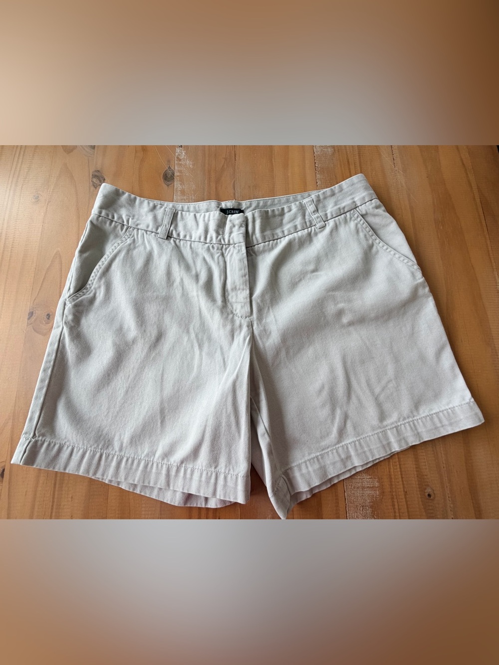 J. Crew Women’s Low Fit Khaki Shorts Size 12
